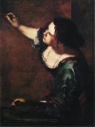 Artemisia  Gentileschi Self-Portrait as the Allegory of Painting (mk25) Sweden oil painting artist